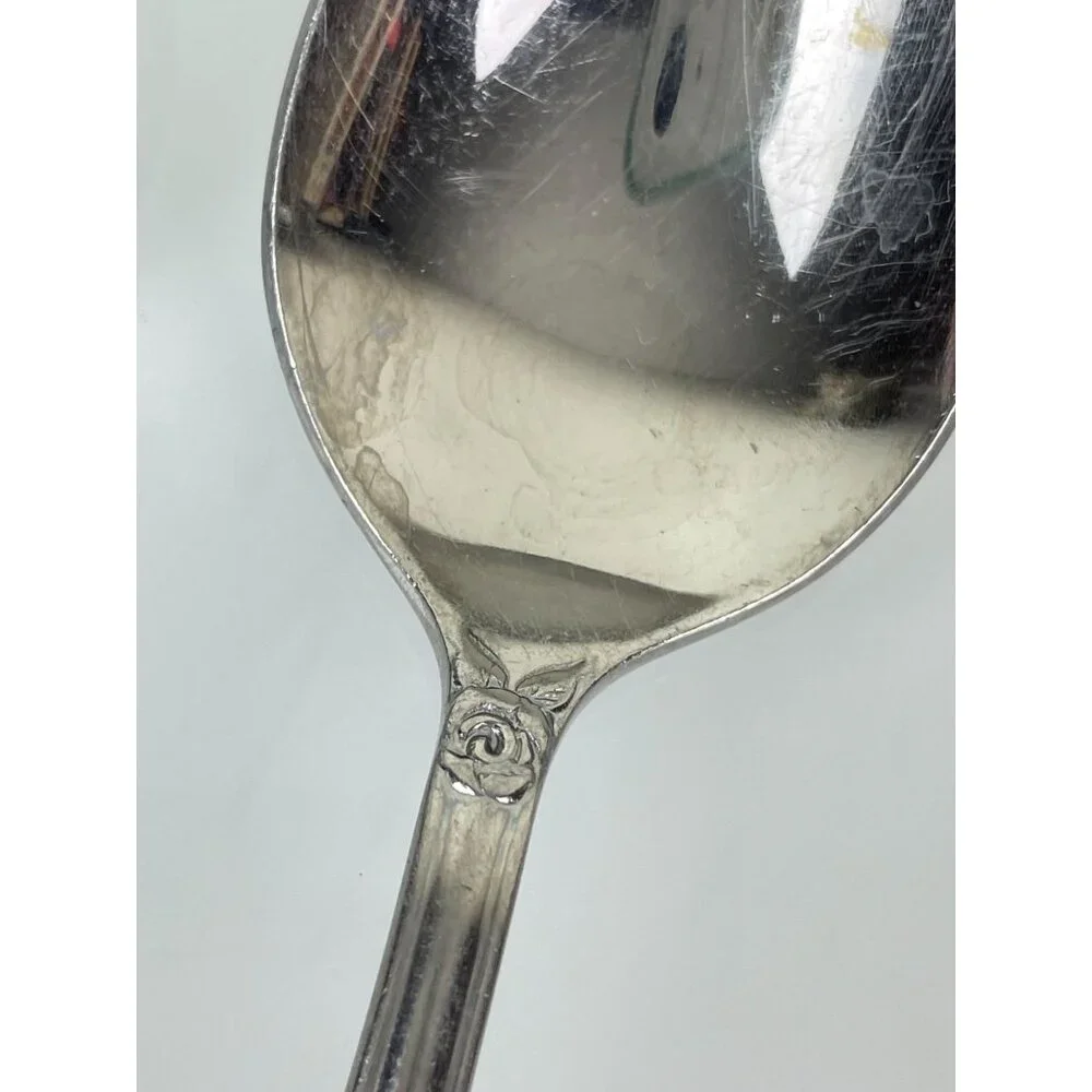 Set of 4 + 1 Serving Versailles Stainless Steel MSI Made in Japan Spoons 6.5